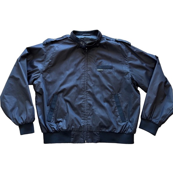 Members Only Other - Members Only Mens XL Iconic Jacket‎ Blue Vintage Classic Bomber Windbreaker